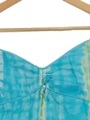 Vorschaubild 5 von EDC Damen Sommerkleid Gr. 42/XL Casual Mehrfarbig Blau Grün Baumwolle