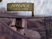 Vorschaubild 5 von Damen Stoffhose Blau Gr. 36 Samt Cord Optik Casual