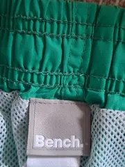Vorschaubild 3 von Bench Badeshorts Herren Grün M Logo-Print Sportlich Freizeit