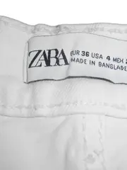 Vorschaubild 11 von Damen Jeans Shorts Weiß Destroyed Look Gr. 36 W28 Fransen