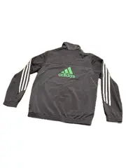 Vorschaubild 3 von Trainingsjacke Kinder Gr. 164 Grau Sportjacke 3 Streifen