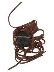 Vorschaubild 1 von Leder Armband Braun Bohemian Western Fransen Gr. M