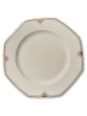 Vorschaubild 1 von Valentino Essteller Bone China 26cm Weiß Gold Elegant