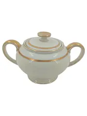 Vorschaubild 1 von Zuckerdose WINIFRED Weiß Porzellan Klassisch Elegant