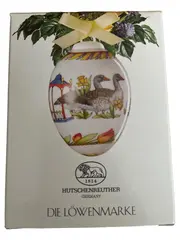 Vorschaubild 2 von Das Ei '96 Ole Winther Porzellan Dekodose Vogel 6cm