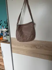 Vorschaubild 3 von Umhängetasche Damen Beige Casual Schultertasche