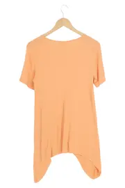 Vorschaubild 2 von Damen T-Shirt Gr. 38/M Orange Casual Asymmetrischer Schnitt