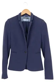 Vorschaubild 1 von Blazer Damen Blau Gr. 34/XXS Elegant Business Baumwolle