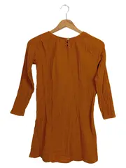 Vorschaubild 2 von Kinder Freizeitkleid Gr. 134 Braun Casual Baumwolle