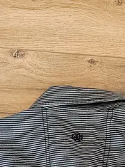 Vorschaubild 4 von Herren Kurzarm Hemd gestreift Größe M Baumwolle Casual