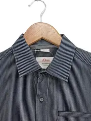 Vorschaubild 2 von Herren Kurzarm Hemd gestreift Größe M Baumwolle Casual