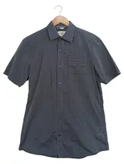 Vorschaubild 1 von Herren Kurzarm Hemd gestreift Größe M Baumwolle Casual