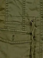 Vorschaubild 3 von Damen Outdoorjacke Gr. 34 Oliv Casual Baumwolle