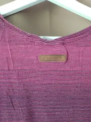 Vorschaubild 7 von Damen T-Shirt Rosa Gestreift Casual Gr. 40/L