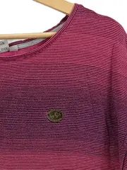 Vorschaubild 3 von Damen T-Shirt Rosa Gestreift Casual Gr. 40/L