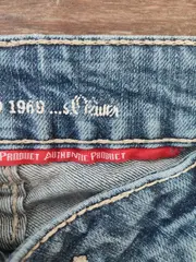 Vorschaubild 3 von Damen Jeans Regular Fit Gr. 34 Blau Casual