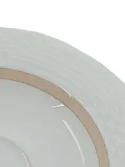 Vorschaubild 3 von Leonard Paris Untertasse Estoril Weiß Gold 16cm Porzellan