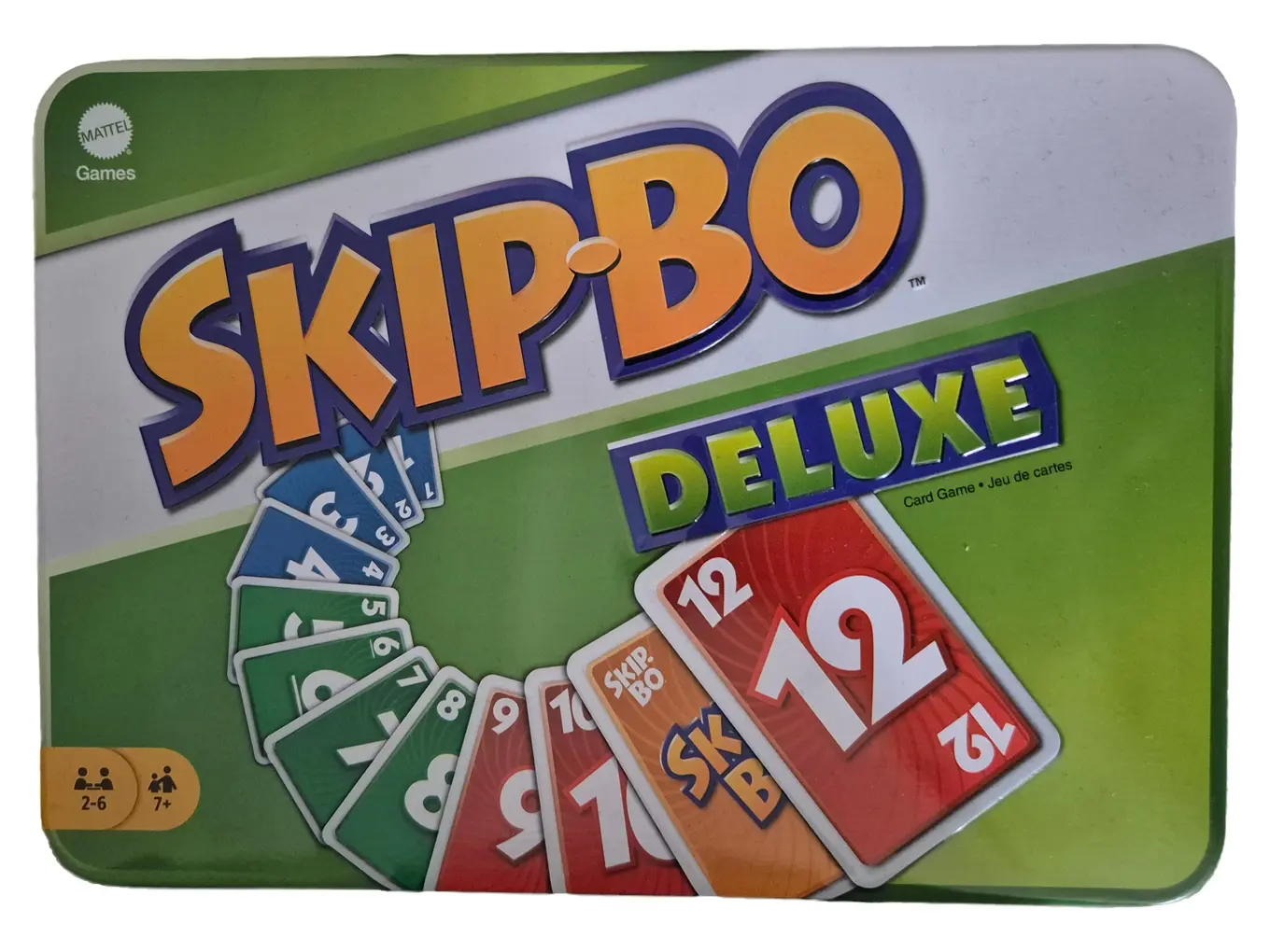 MATTEL GAMES Skip-Bo Deluxe Kartenspiel Strategie Familienspiel 164 Teile