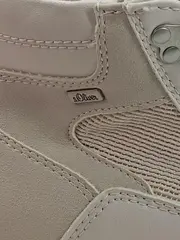 Vorschaubild 3 von Damen Schnürstiefel Stiefelette Beige Gr. 37 Textil Alltag