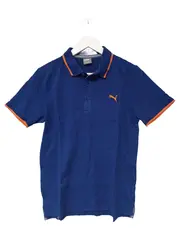 Vorschaubild 1 von Poloshirt Herren 46/S Blau Casual Sportlich Kurzarm Baumwolle