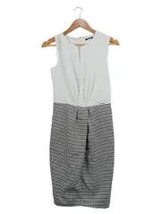 Vorschaubild 1 von Damen Businesskleid Gr. 36 S Mehrfarbig Grafisch Ärmellos