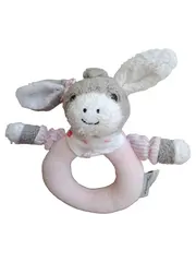 Vorschaubild 1 von Greifling Esel Mädchen Baby Rassel Rosa Stofftier