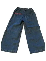 Vorschaubild 3 von Kinder Jeans Cargohose Gr. 138/140 Blau Gummibund