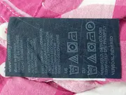 Vorschaubild 4 von Hemdbluse Damen Gr. 36/S Rosa Kariert Baumwolle