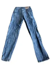Vorschaubild 2 von Jeans Straight Leg Damen Gr. 36 W28 Hellblau High Waist Mom