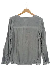 Vorschaubild 2 von Bluse Damen 34/XS Grau Klassisch Elegant Pailletten