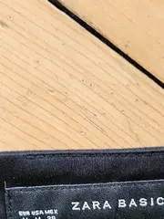 Vorschaubild 6 von BASIC Faltenrock Damen Gr. M/38 Schwarz Baumwolle Rock