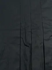 Vorschaubild 2 von BASIC Faltenrock Damen Gr. M/38 Schwarz Baumwolle Rock