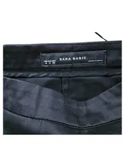 Vorschaubild 3 von BASIC Faltenrock Damen Gr. M/38 Schwarz Baumwolle Rock