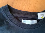 Vorschaubild 5 von Kinder Langarmshirt 164 Schwarz mit Smiley-Print