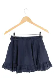 Vorschaubild 1 von Kinder A-Linienrock Gr. 116 Blau Casual Rüschen