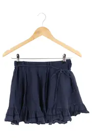 Vorschaubild 2 von Kinder A-Linienrock Gr. 116 Blau Casual Rüschen