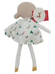 Vorschaubild 2 von Handpuppe Waldtiere Stoffpuppe Weihnachten Beige 32 cm