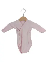 Vorschaubild 1 von Baby Wickelbody Langarm Rosa Gr. 56 0-2 Monate Mädchen