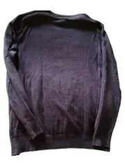 Vorschaubild 3 von Pullover Herren Gr. S Blau Meliert Baumwolle Regular Fit