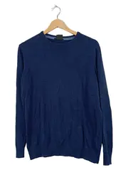 Vorschaubild 1 von Pullover Herren Gr. S Blau Meliert Baumwolle Regular Fit