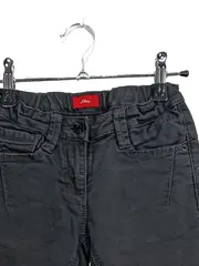 Vorschaubild 2 von Mädchen Cargohose Gr. 140 Grau Casual Baumwolle