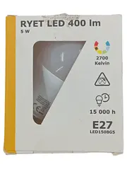 Vorschaubild 1 von RYET LED Leuchtmittel E27 400lm 5W 2700K Warmweiß NEU