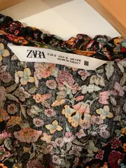 Vorschaubild 2 von Damen Kleid Blumenmuster Boho Langarm Rüschen Gr. S 36