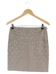 Vorschaubild 1 von Damen Bleistiftrock Gr. 38/M Grau Elegant Vintage Business