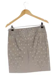 Vorschaubild 2 von Damen Bleistiftrock Gr. 38/M Grau Elegant Vintage Business