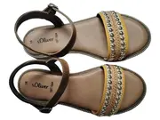 Vorschaubild 2 von Sandalen Damen Gr. 38 Braun Casual Sommerschuhe