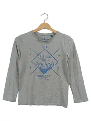 Vorschaubild 1 von Langarmshirt Kinder Gr. 140 Grau Outdoor Print