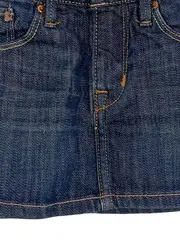 Vorschaubild 4 von Jeansrock Kinder Minirock Blau Gr. 92 Baumwolle Casual Freizeit