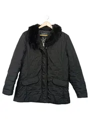 Vorschaubild 1 von Edition Damen Steppjacke Gr. 38 Schwarz Fellkragen Winterjacke