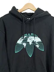 Vorschaubild 3 von Originals Hoodie Herren L Schwarz Weltkarte Trefoil Logo